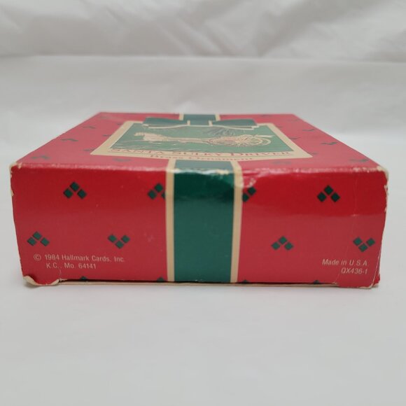 Vintage 1984 Hallmark SANTA SULKY DRIVER Brass Ornament QX436-1 - Picture 16 of 16